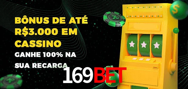 169BET melhor bônus de depósito